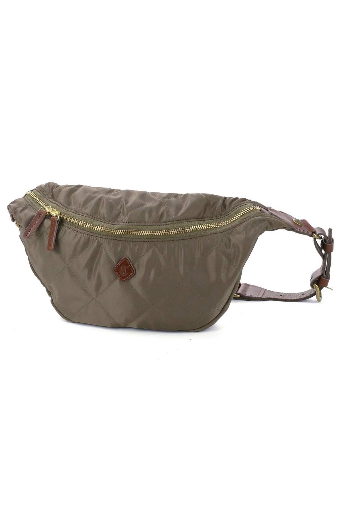 Сумка-слинг светло-коричневая x коричневая [Cledran] CL2146-LBRBR